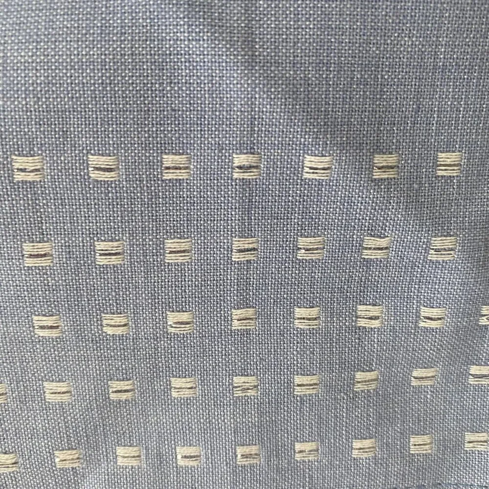 Crate &‎ Barrel Winter Woods Napkins Placemats 11pcs Ice Blue Cotton Embroidered